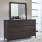 Lucerne Mirror in Vintage Coffee