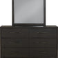 Lucerne Mirror in Vintage Coffee