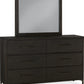 Lucerne Mirror in Vintage Coffee