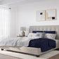 Madera California King-Size Upholstered Platform Bed in Putty (2026)
