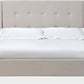Madera Queen-Size Upholstered Platform Bed in Putty (2026)
