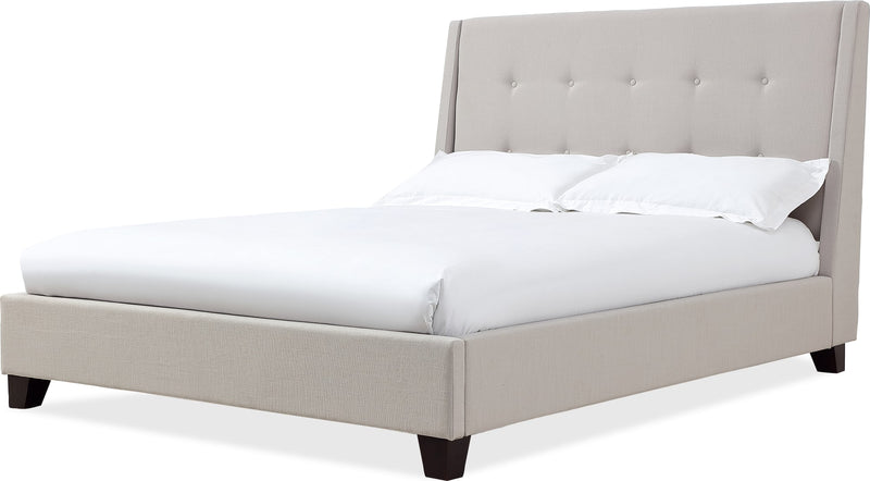 Madera King-Size Upholstered Platform Bed in Putty (2026)
