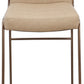 Madison Metal Frame Counter Stool in Honey Synthetic Leather
