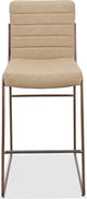 Madison Metal Frame Counter Stool in Honey Synthetic Leather
