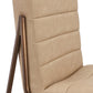 Madison Metal Frame Counter Stool in Honey Synthetic Leather