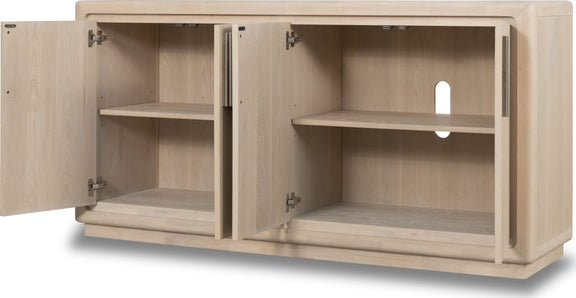 Magnolia 4 Door Wooden Sideboard in Daffodil