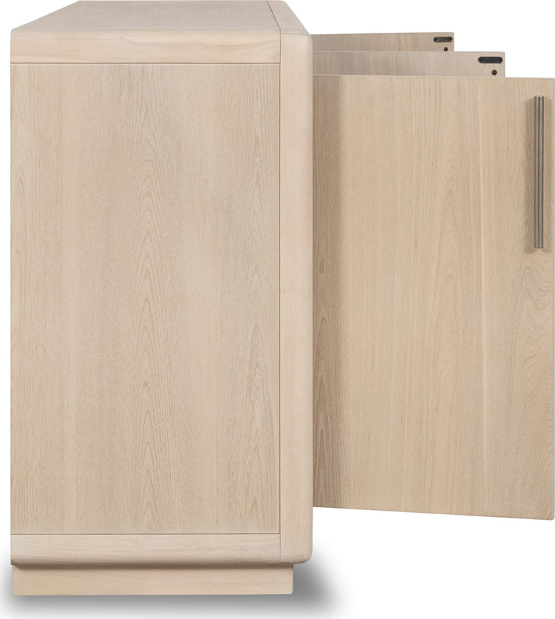 Magnolia 4 Door Wooden Sideboard in Daffodil