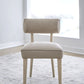 Magnolia Wood Frame Upholstered Dining Chair in Brown Sugar Chenille