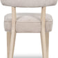 Magnolia Wood Frame Upholstered Dining Chair in Brown Sugar Chenille