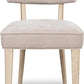 Magnolia Wood Frame Upholstered Dining Chair in Brown Sugar Chenille