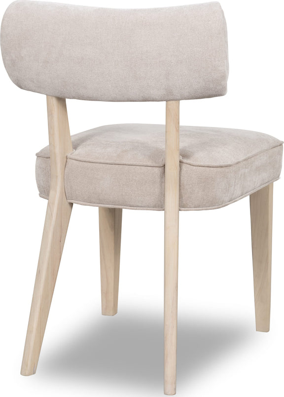 Magnolia Wood Frame Upholstered Dining Chair in Brown Sugar Chenille