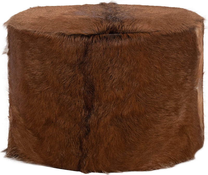 Matola Large Rd Ottoman - Acrn