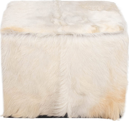 Matola Sq Ottoman - Macadamia