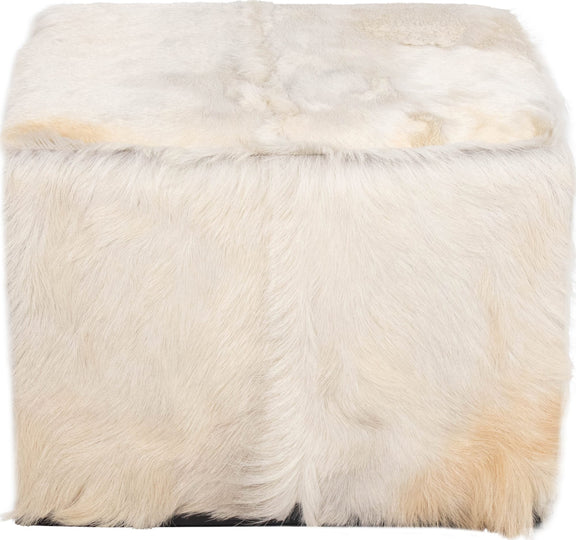 Matola Sq Ottoman - Macadamia