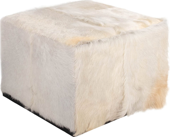 Matola Sq Ottoman - Macadamia