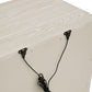 Maxime Three Drawer USB-Charging Nightstand