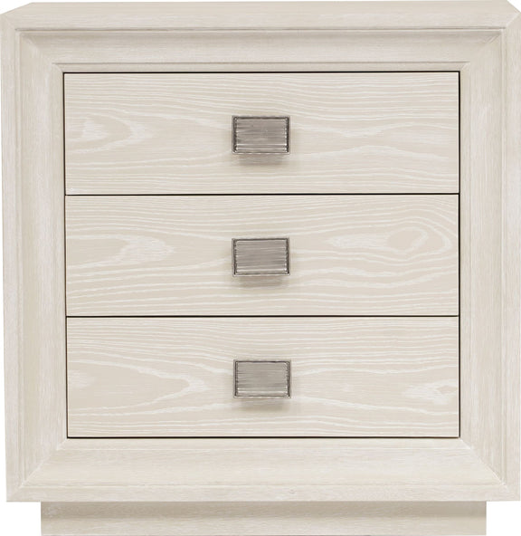 Maxime Three Drawer USB-Charging Nightstand