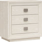 Maxime Three Drawer USB-Charging Nightstand