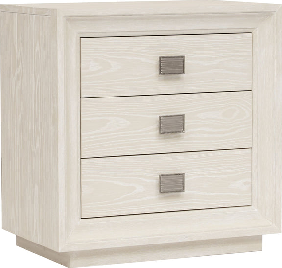 Maxime Three Drawer USB-Charging Nightstand