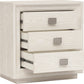 Maxime Three Drawer USB-Charging Nightstand