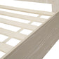 Maxime California King-size Two Drawer Footboard Storage Bed In Ash