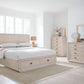Maxime King-size Two Drawer Footboard Storage Bed In Ash