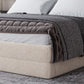 Maya King-size Upholstered Platform Bed in Brun Boucle (2026)