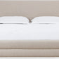 Maya Queen-size Upholstered Platform Bed in Brun Boucle (2026)