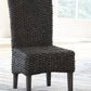 Meadow Chair Water Hyacinth in Graphite