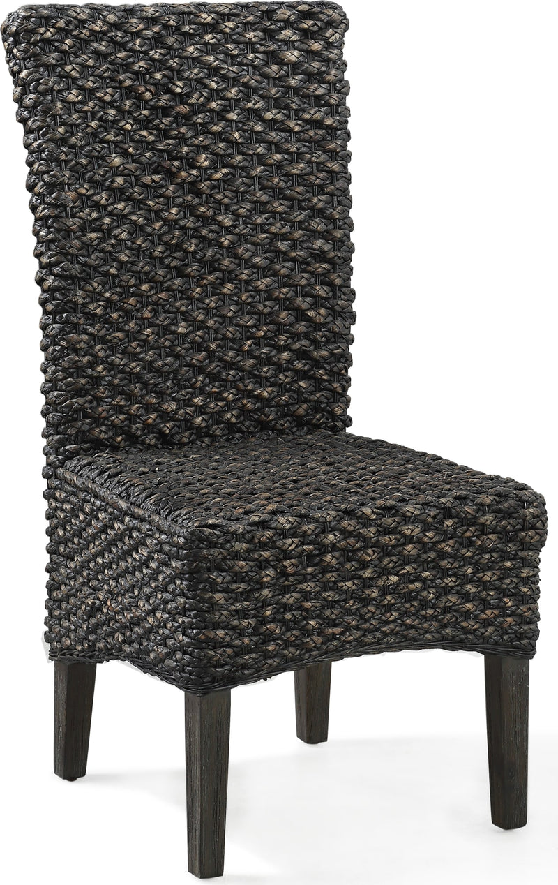 Meadow Chair Water Hyacinth in Graphite