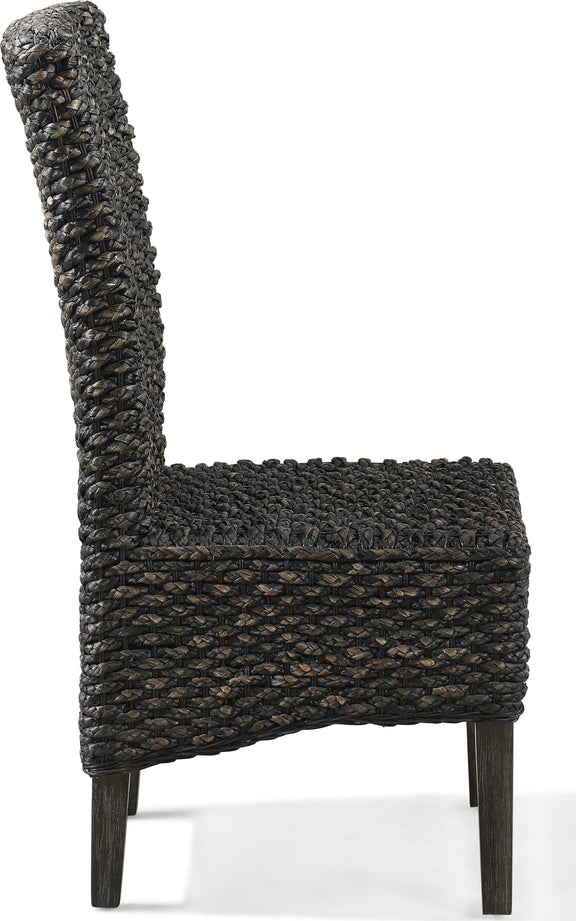 Meadow Chair Water Hyacinth in Graphite