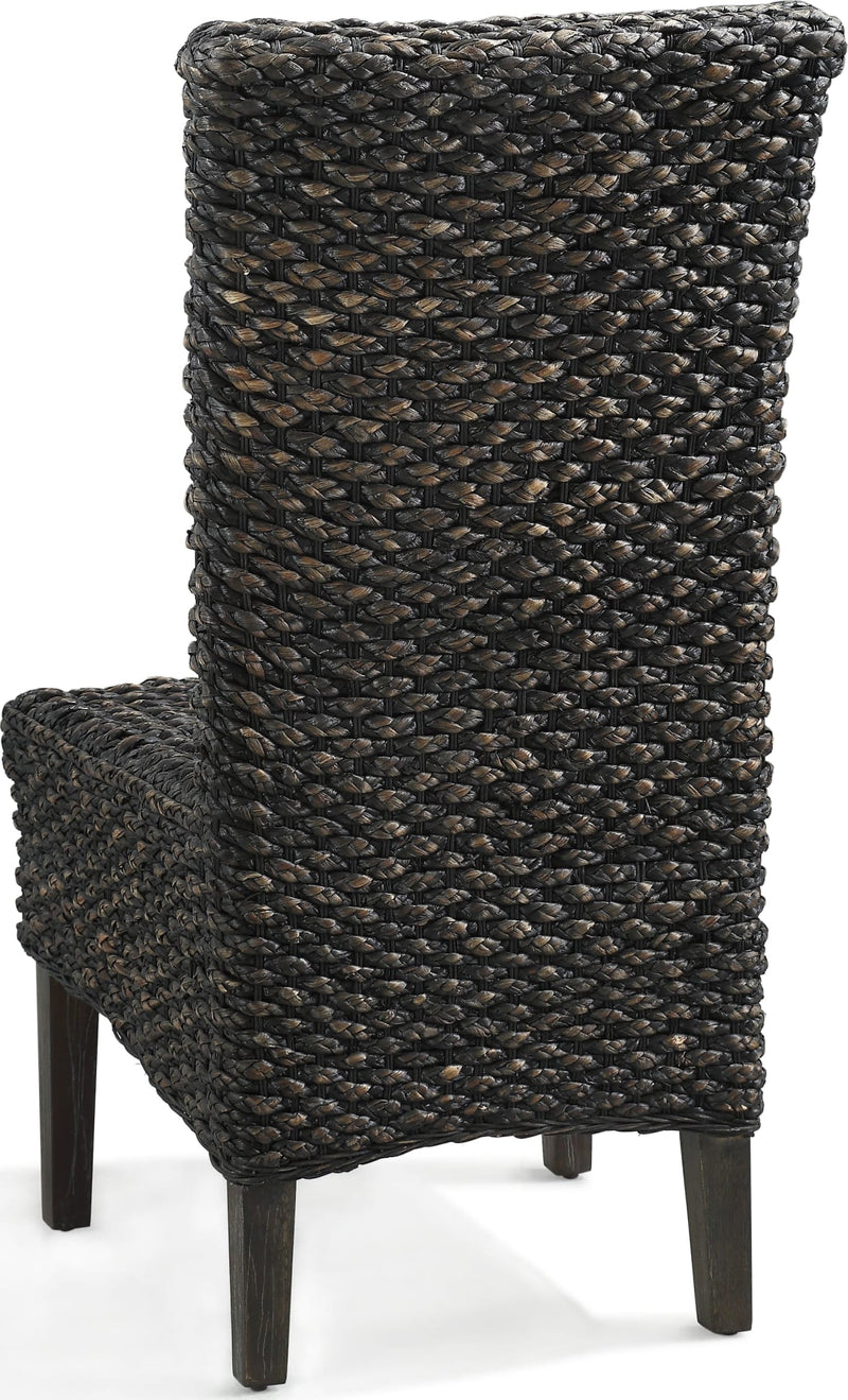 Meadow Chair Water Hyacinth in Graphite
