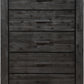 Meadow Five Drawer Solid Wood Chest in Graphite (2024)