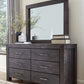 Meadow Six Drawer Solid Wood Dresser in Graphite (2024)