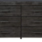 Meadow Six Drawer Solid Wood Dresser in Graphite (2024)