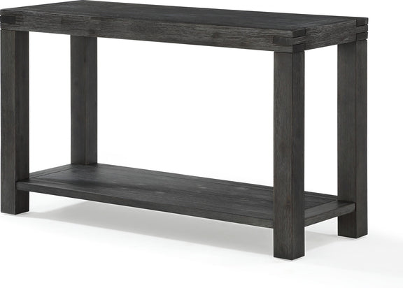 Meadow Solid Console Table in Graphite
