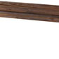 Meadow Solid Wood Bench in Brick Brown