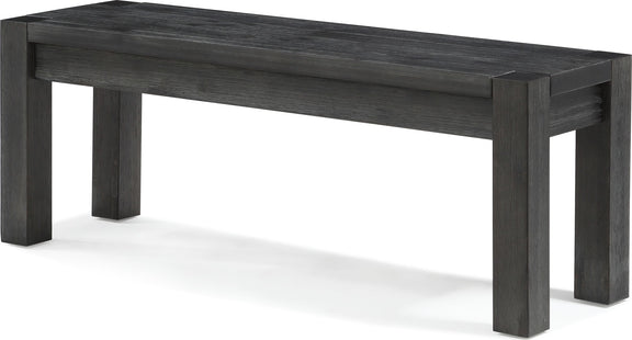 Meadow Solid Wood Bench in Graphite