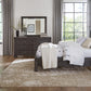 Meadow Solid Wood Beveled Glass Solid Wood Mirror in Graphite