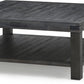Meadow Solid Wood Coffee Table in Graphite