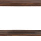 Meadow Solid Wood Console Table in Brick Brown