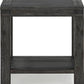 Meadow Solid Wood End Table in Graphite