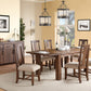 Meadow Solid Wood Extending Dining Table in Brick Brown