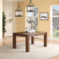 Meadow Solid Wood Extending Dining Table in Brick Brown