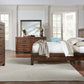 Meadow Solid Wood Mirror in Brick Brown