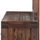 Meadow Solid Wood Mirror in Brick Brown