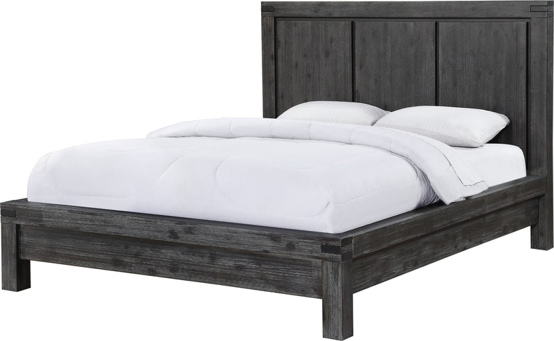 Meadow Full-Size Solid Wood Platform Bed in Graphite
