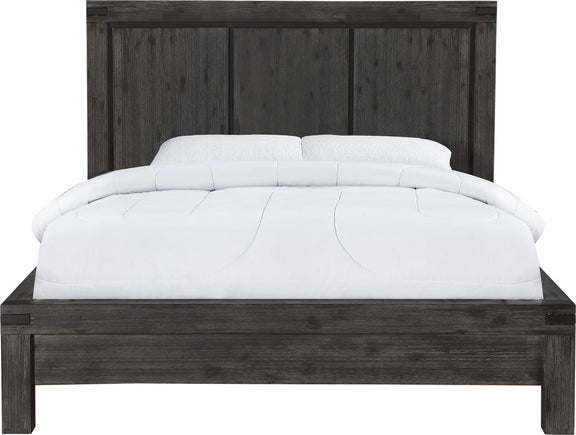 Meadow Queen-Size Solid Wood Platform Bed in Graphite