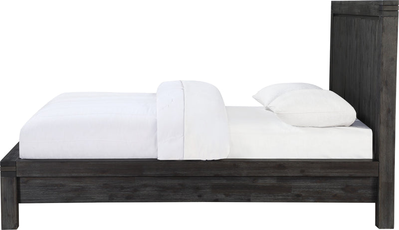Meadow King-Size Solid Wood Platform Bed in Graphite