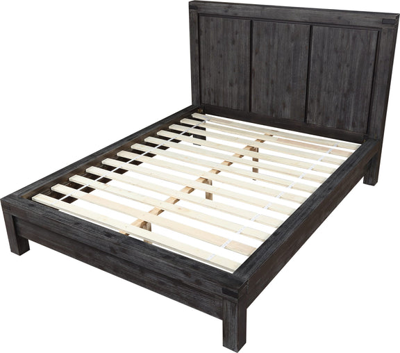 Meadow Full-Size Solid Wood Platform Bed in Graphite